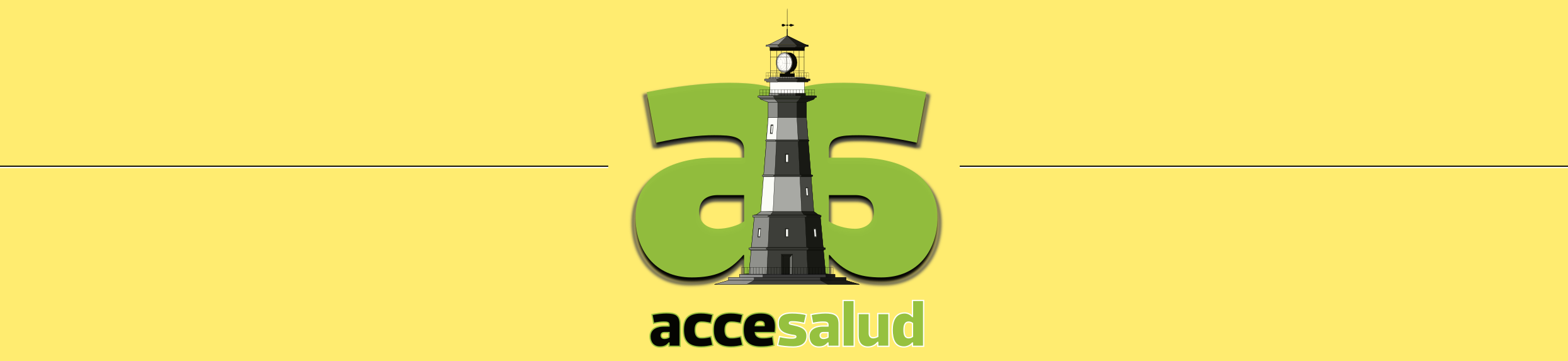 Logotipo de AcceSalud, el faro de información de FEMEXER